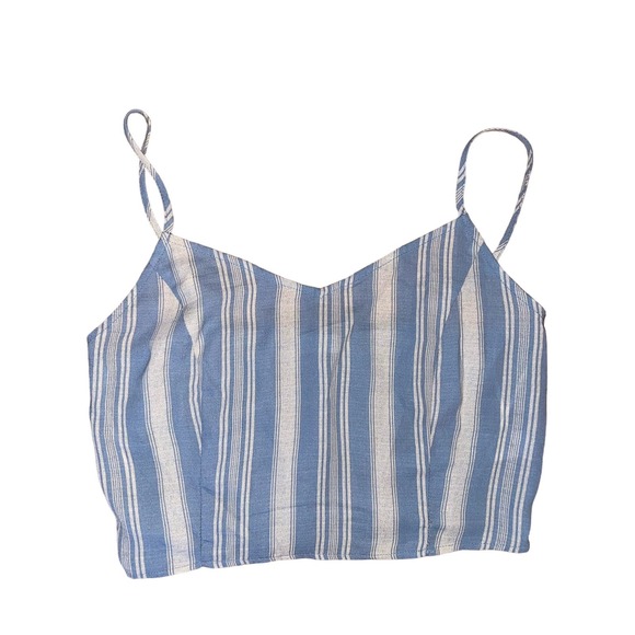 Paper crane cami crop top size LARGE - Picture 1 of 4